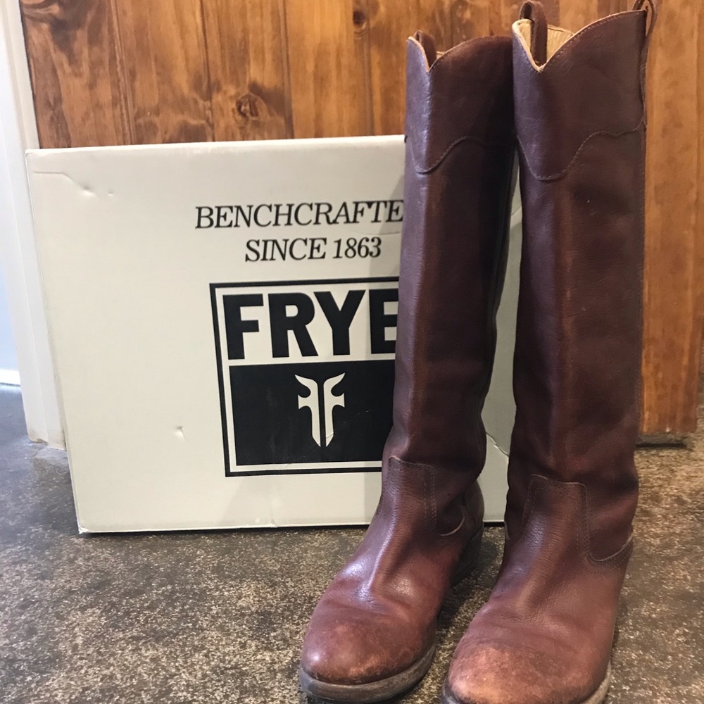 Frye Carson Lug Riding Boot